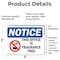 Signmission This Office Is Fragrance Free Sign With Symbol, 5 in W x Rectangle, Vinyl Decal OS-2PACK-NS-D-35-L-18643 - alternate 5